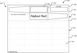 Combination wristband and label form