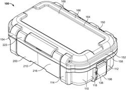 CONTAINER AND LATCHING SYSTEM