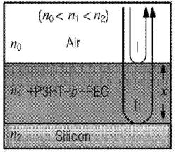 SENSITIVE CONJUGATED POLYMER STRUCTURE COLOR AND SENSOR USING SAME