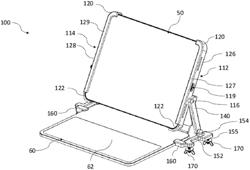 TABLE TOP SECURITY APPARATUS FOR A PORTABLE ELECTRONIC DEVICE