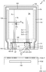 DISPLAY APPARATUS INCLUDING OVERLAPPING ELEMENTS