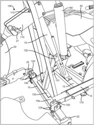 Bracket support system for a tractor hoist