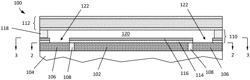 Fabrication techniques and structures for gettering materials in ultrasonic transducer cavities