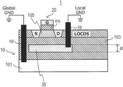 Semiconductor device, method of manufacturing semiconductor device, and electronic apparatus