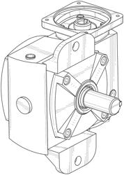 Gear box for a gate operator