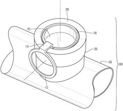 Protected Branch Connector Assembly For Fire Protection Systems