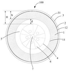 PUNCTURE RESISTANT MUTE EXPLOSION-PROOF CUSHION FOR TYRE AND WHEEL THEREOF