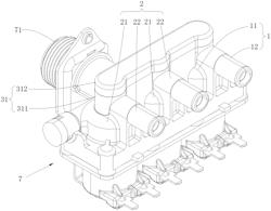 WATER INTAKE DEVICE FOR WASHING APPARATUS, AND WASHING APPARATUS