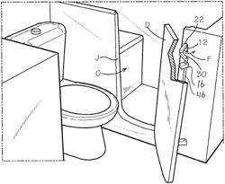 BATHTUB DOOR HINGE ASSEMBLY AND METHOD