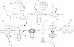 METHOD FOR MANUFACTURING LOUDSPEAKER HAVING WIRE DAMPER WITH LOCALLY ADJUSTABLE ELASTICITY