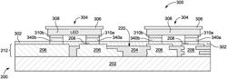 Ceramic carrier and build up carrier for light-emitting diode (LED) array