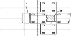 Industrial truck, configured for driverless, autonomously acting operation for a load to be transported