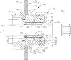 Rigid entry fitting for flexible pipe