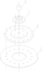 Grinding disk of ground grinding machine driven by motor