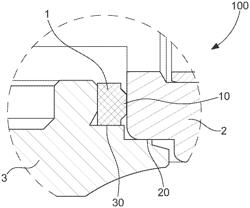 WATER-RESISTANT CLOSING DEVICE FOR WATCH CASE