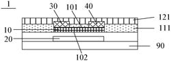 THIN FILM TRANSISTOR AND ARRAY SUBSTRATE