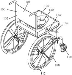 Commode wheelchair