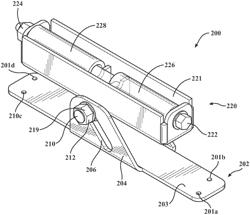 Slide-out support roller for recreational vehicles