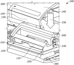 Maintaining a coupling gap using an antenna carrier in an information handling system