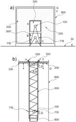 TRANSPORT SYSTEM FOR VERTICALLY TRANSPORTING GOODS AND PERSONS ON AN ABOVE GROUND CONSTRUCTION SITE