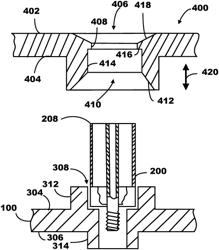 Upper stabilizing tray for filling cartridges and related method