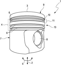 Piston for an internal combustion engine and production method