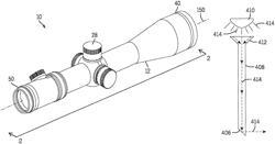 Reticle with fiber optic illumination