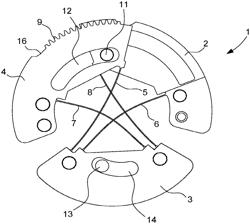 HEAD-TO-TAIL FLEXIBLE GUIDE ASSEMBLY FOR A HOROLOGICAL MOVEMENT, IN PARTICULAR FOR A DISPLAY DEVICE