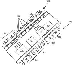 SEMICONDUCTOR PACKAGE INTERCONNECT AND POWER CONNECTION BY METALLIZED STRUCTURES ON PACKAGE BODY