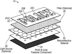 Multilayer identification patches