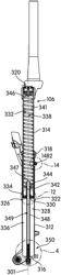 Suspension including coil spring and ambient air cushion