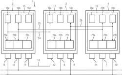 Redundantly configured automation system and method using three subsystems