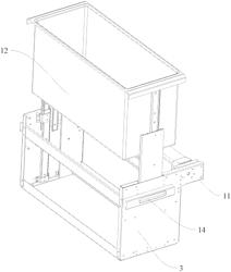 LIFTING DEVICE AND STORAGE CABINET