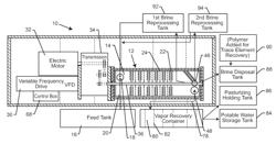 SYSTEM FOR TREATING BIO-CONTAMINATED WASTEWATER AND PROCESS FOR DECONTAMINATING A WASTEWATER SOURCE