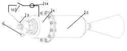 HOT-GAS-GENERATING APPARATUS WITH IONIC MONOPROPELLANT AND LOW VOLTAGE IGNITION