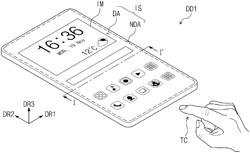 DISPLAY DEVICE HAVING A THIN FILM GLASS LAYER