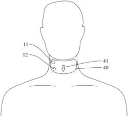 Carotid artery blood pressure detecting device