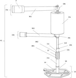 Boxing or sparring device that fights back