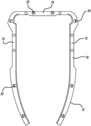 Method to chase weld lines by timing and positioning of gates