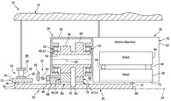 TURBINE ENGINE MODULE WITH ELECTRIC MACHINE