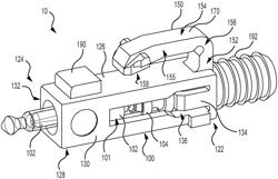 HOUSING FOR AN OPTICAL FIBER CONNECTOR THAT RELEASES FROM A RECEPTACLE IN RESPONSE TO A PULLING FORCE