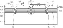 LIGHT EMITTING DEVICE AND LIGHT EMITTING MODULE INCLUDING THE SAME