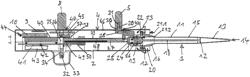 Method for dosing liquid by means of a pipette and a syringe, and pipette for actuating a syringe for dosing liquid