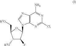 Methods for treating cancers by prodrugs of clofarabine