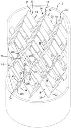 Countercurrent contacting devices and method of manufacture