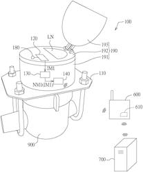 Smart reading device for water meter and controlling method thereof