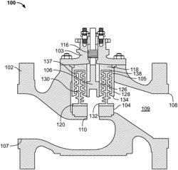 Control valves and cages that are adapted to reduce flashing and cavitation