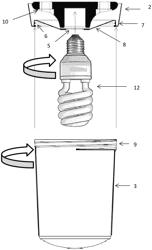 Protective theft preventative exterior shade for light fixtures