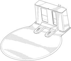 Robot vacuum docking station and mat set