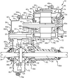 Carbon fiber composite drive unit housings for electric vehicles